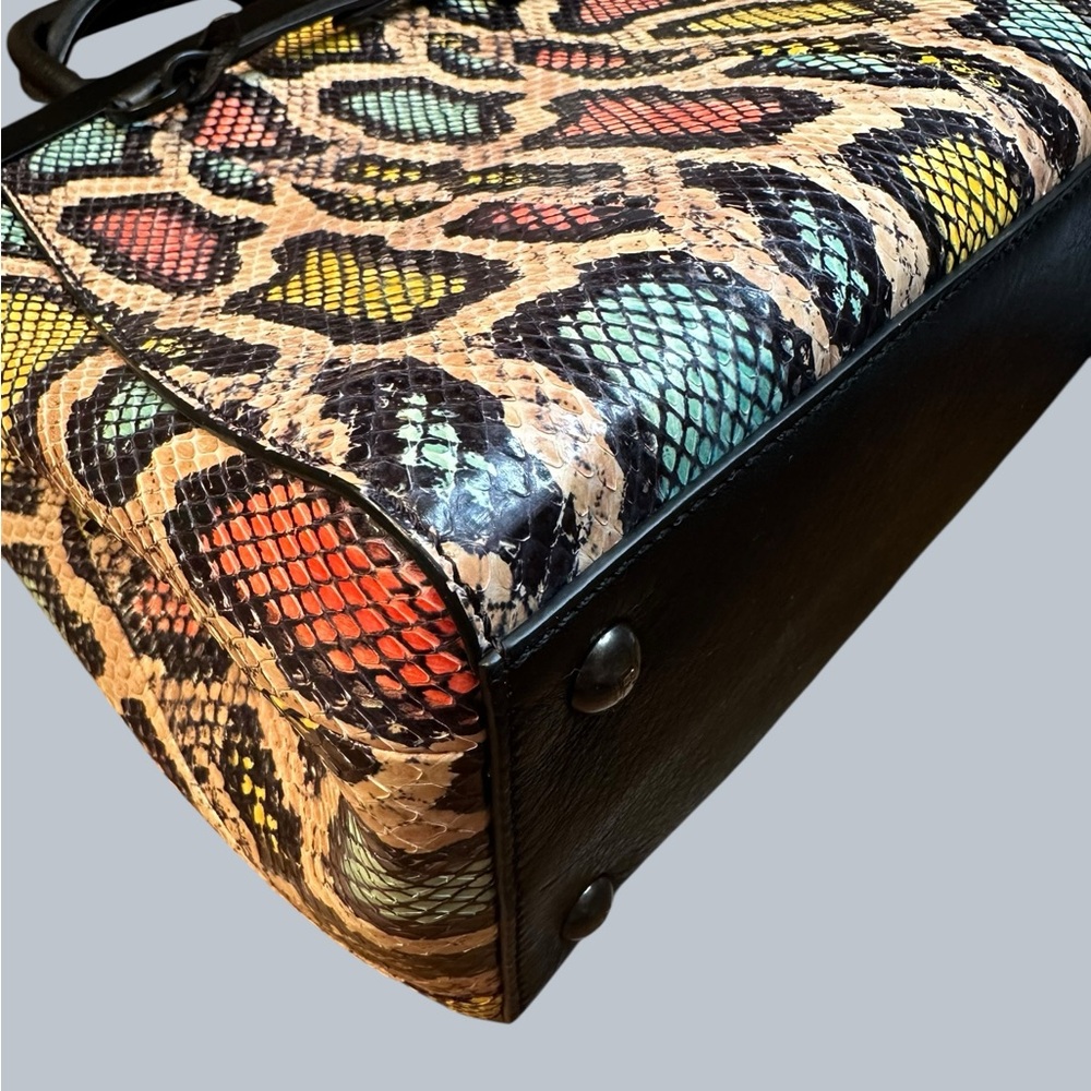 Fendi 2Jours tote bag in multicolor python with b… - image 5